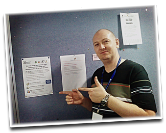  Sikosis with the Haiku GSoC 2008 Flyer